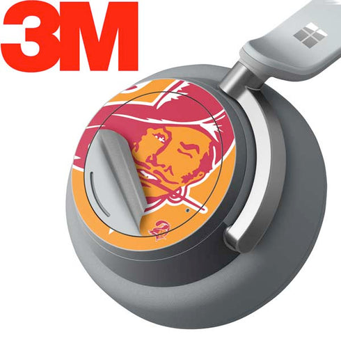 NFL Tampa Bay Buccaneers Retro Logo Surface Headphones Skin